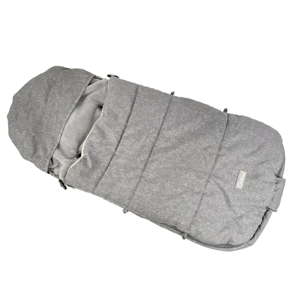 Orzbow Universal Baby Car Seat Bunting Bag Warm Fleece Sack Gray Winter Cover